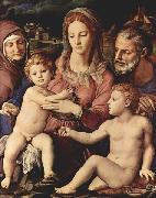 Angelo Bronzino Anna und Johannes dem Taufer oil on canvas